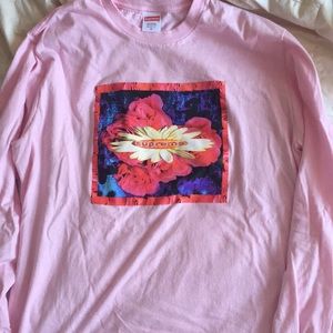 Supreme florar pink l/s brand new